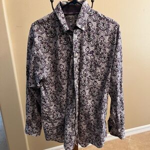 Men's Purple Cinch Shirt Medium